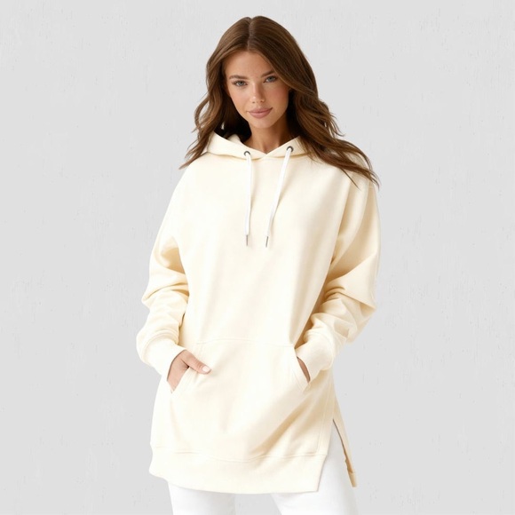 The Warmy Tops - The Warmy OVERSIZED HOODIE DRESS Oversized Pullover Cozy Tiktok Viral